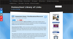 Desktop Screenshot of homeschoollibrary.info